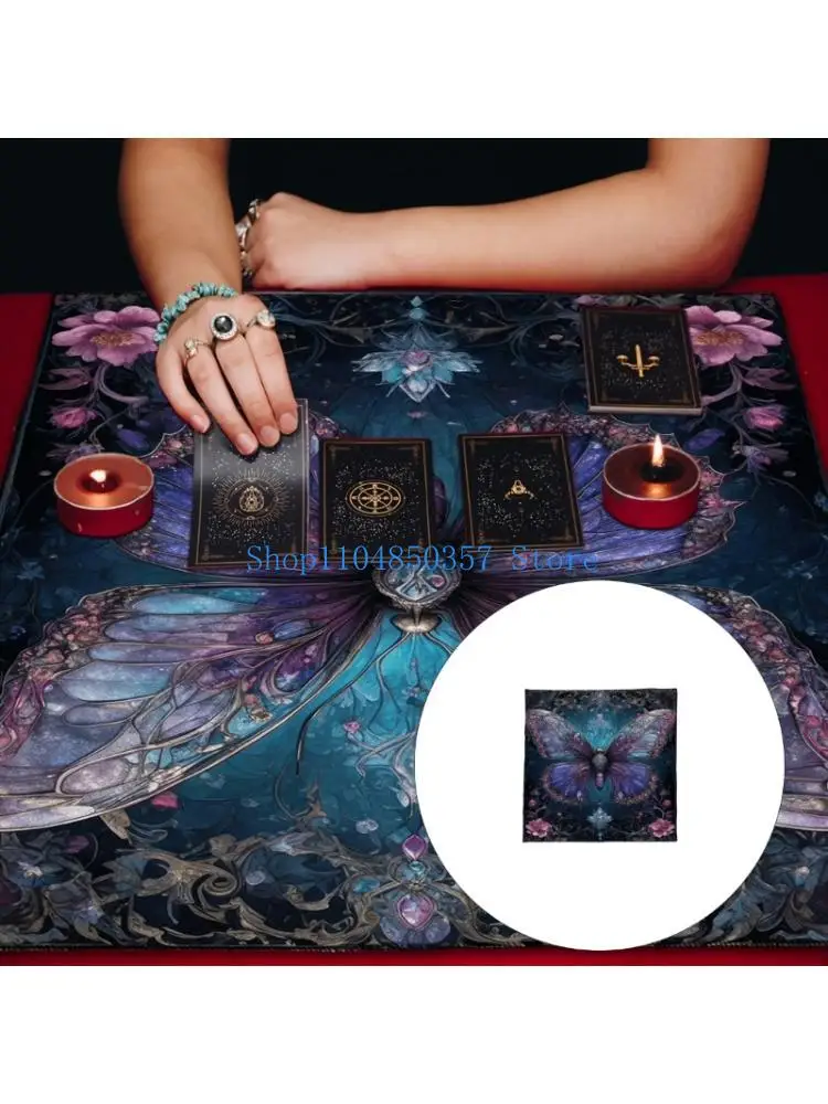 652F Butterfly Flower Tarots Tablecloth Divinations Card Table Cloth Tapestry Astrology Witchcrafts Deck Cloth Decoration
652F Butterfly Flower Tarots Tablecloth Divinations Card Table Cloth Tapestry Astrology Witchcrafts Deck Cloth Decoration