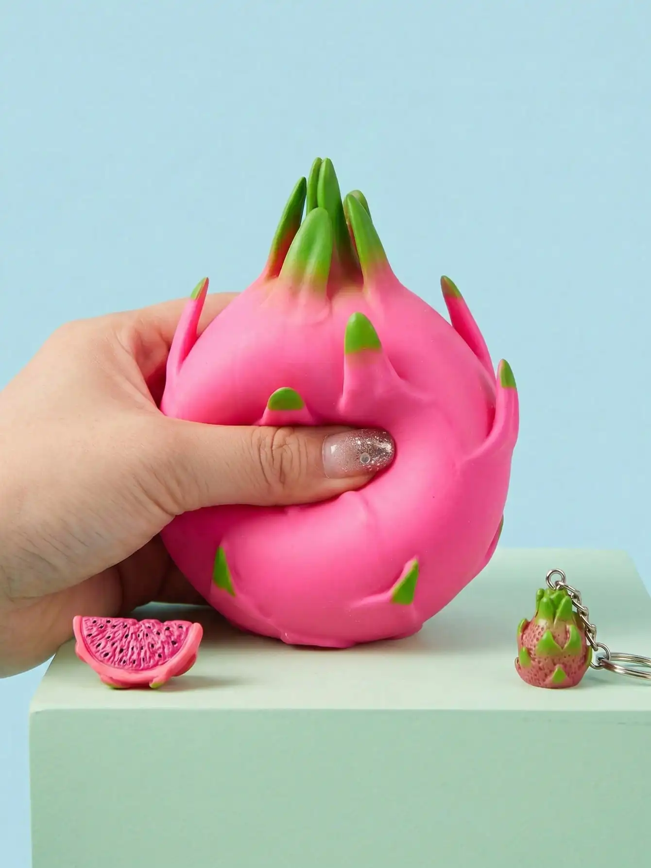 POKOJA LAND Creative Stress Relief Toy, Realistic Dragon Fruit Squeeze Toy/Big Bun Squeeze Toy, Tofu Ball Pressure Relief Gadget, Small Gift, Party Favor (Random Color)
POKOJA LAND Creative Stress Relief Toy, Realistic Dragon Fruit Squeeze Toy/Big Bun Squeeze Toy, Tofu Ball Pressure Relief Gadget, Small Gift, Party Favor (Random Color)