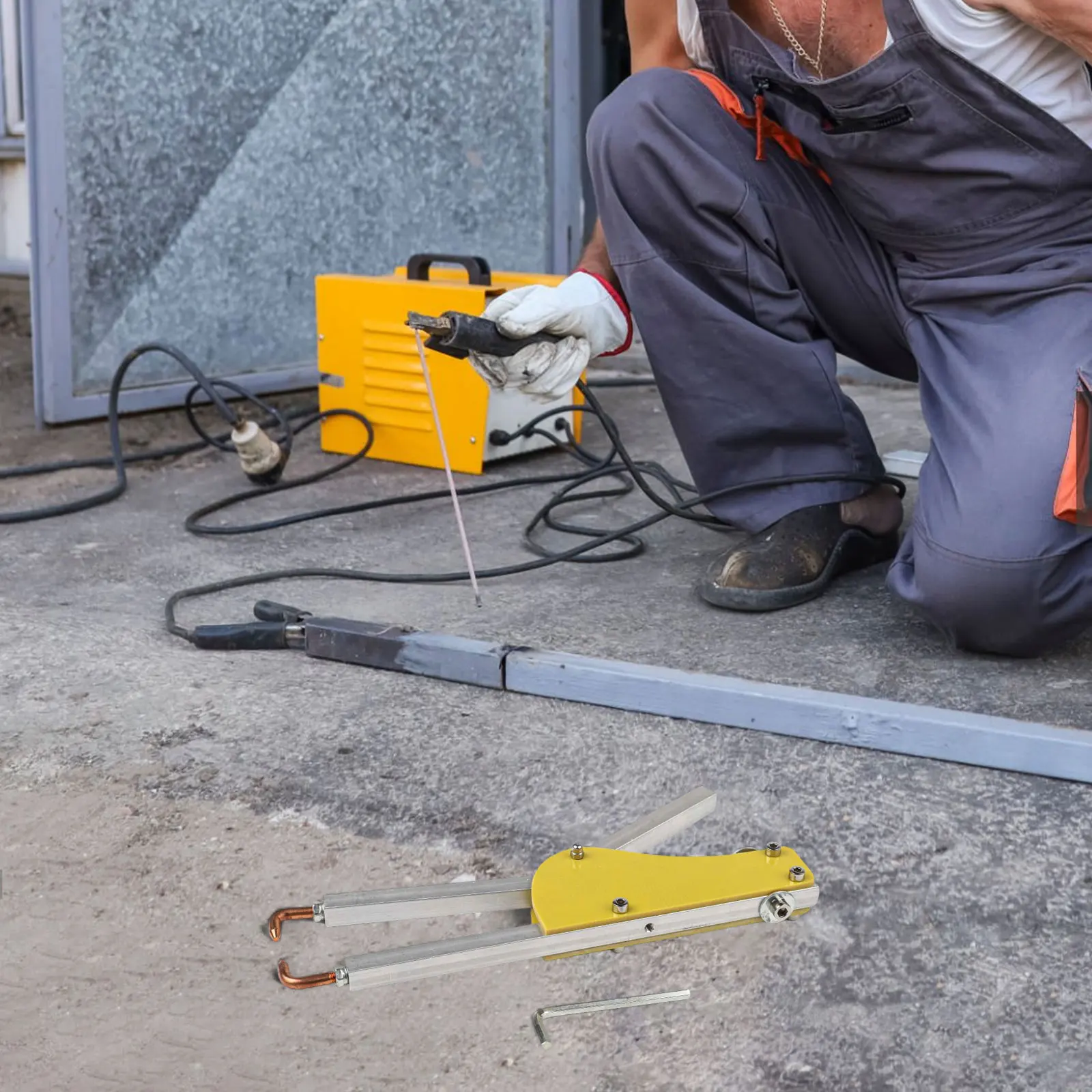 Портативная система плоскогубцев для точечной сварки с регулируемым давлением для ремонта листового металла, промышленного качества, самостоятельного использования
Портативная система плоскогубцев для точечной сварки с регулируемым давлением для ремонта листового металла, промышленного качества, самостоятельного использования