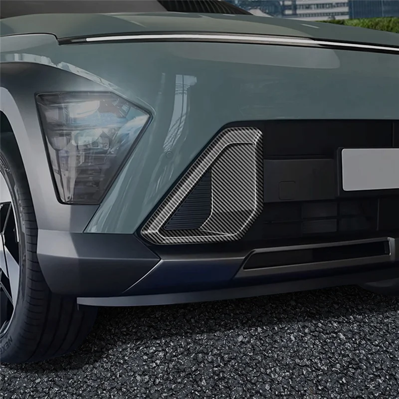 Car Front Fog Lamp Light Cover Trim For Hyundai KONA 2024+ Car Trim Replacement Parts Accessories Carbon Fiber Pattern
Car Front Fog Lamp Light Cover Trim For Hyundai KONA 2024+ Car Trim Replacement Parts Accessories Carbon Fiber Pattern