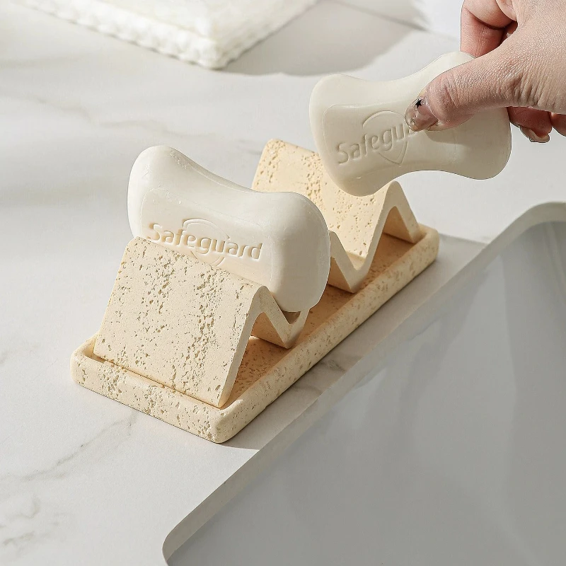 1pc Sandstone Soap Dish Portable Soap Storage Rack Household Drain Soap Dish Bathroom Accessories Hotel Bathroom Supplies
1pc Sandstone Soap Dish Portable Soap Storage Rack Household Drain Soap Dish Bathroom Accessories Hotel Bathroom Supplies