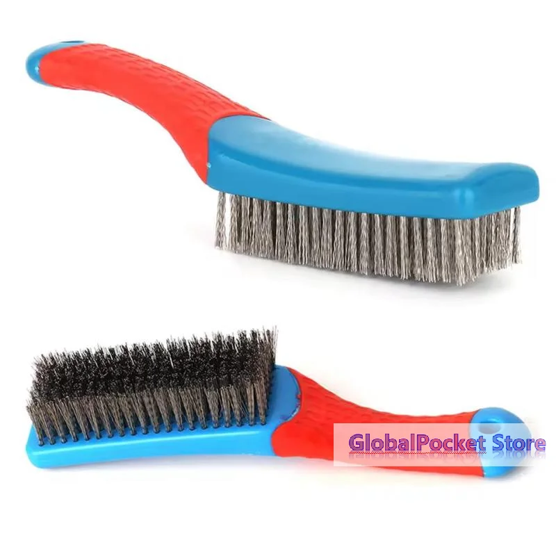 Heavy Duty Stainless Steel Wire Brush With Comfortable Plastic Handle Perfect For Removing Rust, Welding Slag, Dirt, And Paint
Heavy Duty Stainless Steel Wire Brush With Comfortable Plastic Handle Perfect For Removing Rust, Welding Slag, Dirt, And Paint