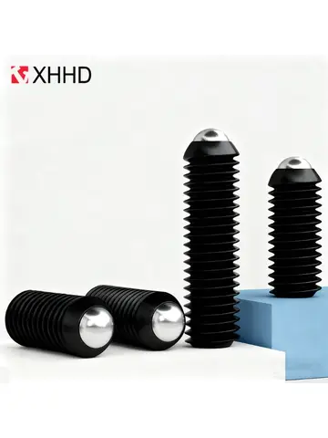 5/10pcs Grade 12.9 Ball Point Set Screws M3 M4 M5 M6 M8 M10 M12 DIN916 Ball Plunger Hex Socket  Set Screw