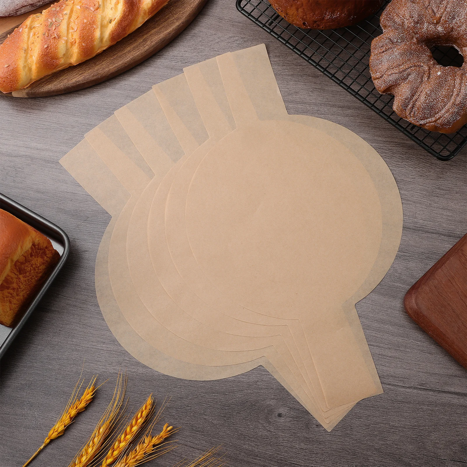 100 Sheets Cake Pan Liners Loaf Parchment Paper Baking Cups for Bread Muffin Silicone Non Brown Disposable
100 Sheets Cake Pan Liners Loaf Parchment Paper Baking Cups for Bread Muffin Silicone Non Brown Disposable