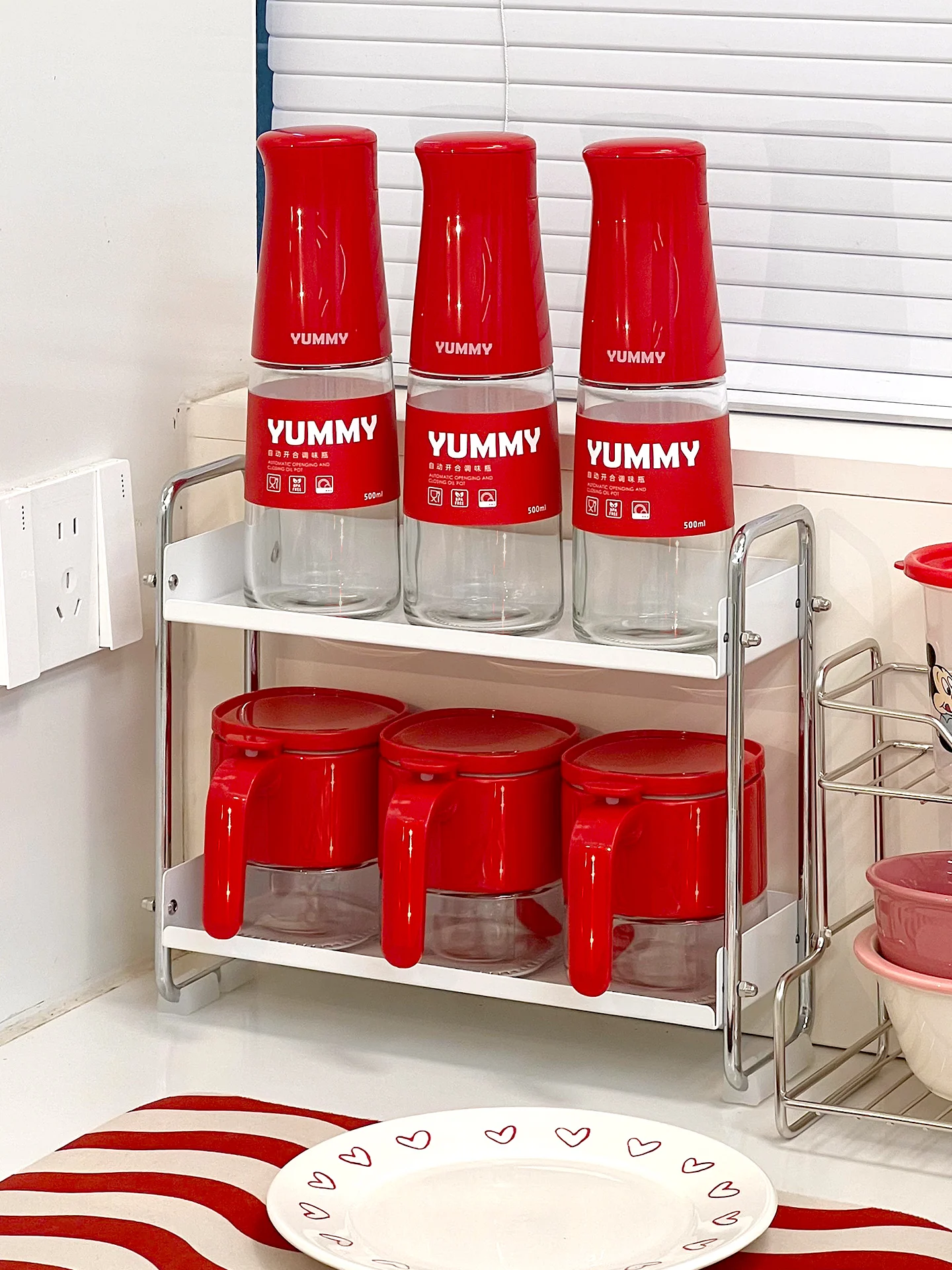 Food ade Glass Oil Bottle Kitchen Seasoning Bottle Set Red Home Use Leak Proof Oil Vinegar Sauce Bottle for Cooking Storage
Food ade Glass Oil Bottle Kitchen Seasoning Bottle Set Red Home Use Leak Proof Oil Vinegar Sauce Bottle for Cooking Storage