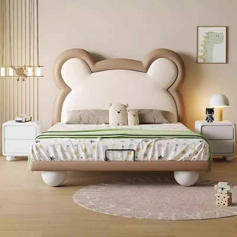 jl-Children's Bedroom Bed Cartoon Little Bear Floating Smart LED Light Soft Padded 12 Solid Wood Frame Minimalist Modern%
jl-Children's Bedroom Bed Cartoon Little Bear Floating Smart LED Light Soft Padded 12 Solid Wood Frame Minimalist Modern%