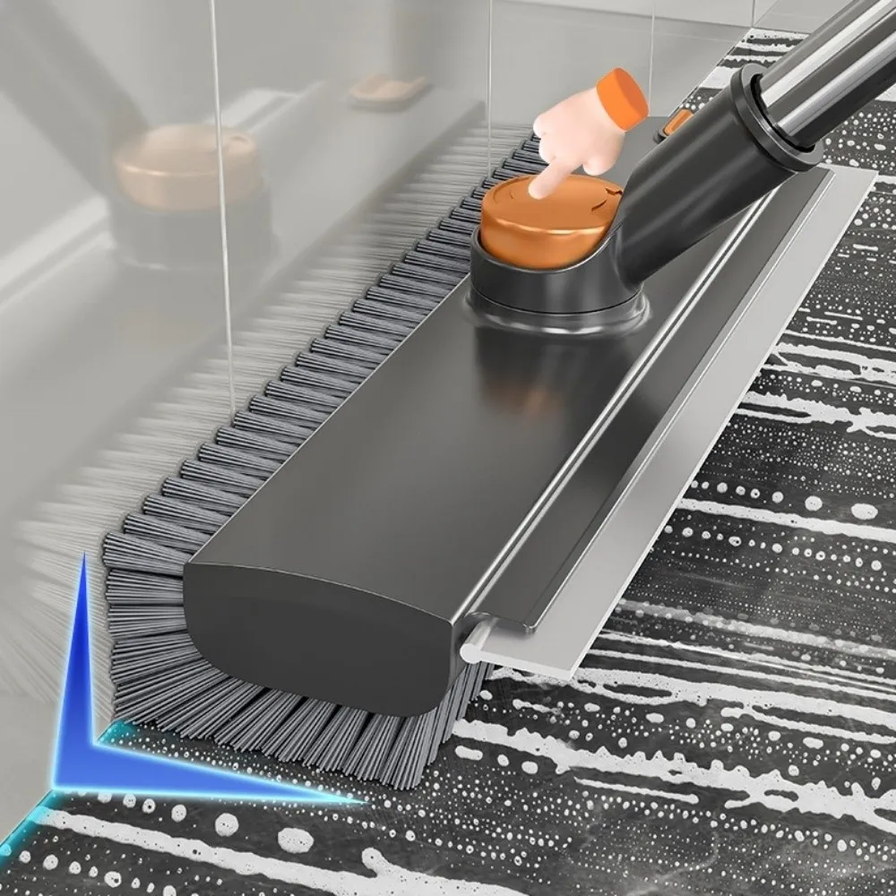 Stainless Steel Floor Cleaning Brush Silicone Scraper Strip PP Bristles Bathroom Sink Brush Rotatable Long Handle Seam Brush
Stainless Steel Floor Cleaning Brush Silicone Scraper Strip PP Bristles Bathroom Sink Brush Rotatable Long Handle Seam Brush