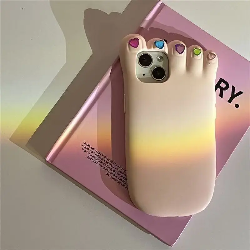 Creative feet colored diamond phone case for iPhone 15, 14, 11, 13, 12 Pro Plus, X, Max Thick silicone shell
Creative feet colored diamond phone case for iPhone 15, 14, 11, 13, 12 Pro Plus, X, Max Thick silicone shell