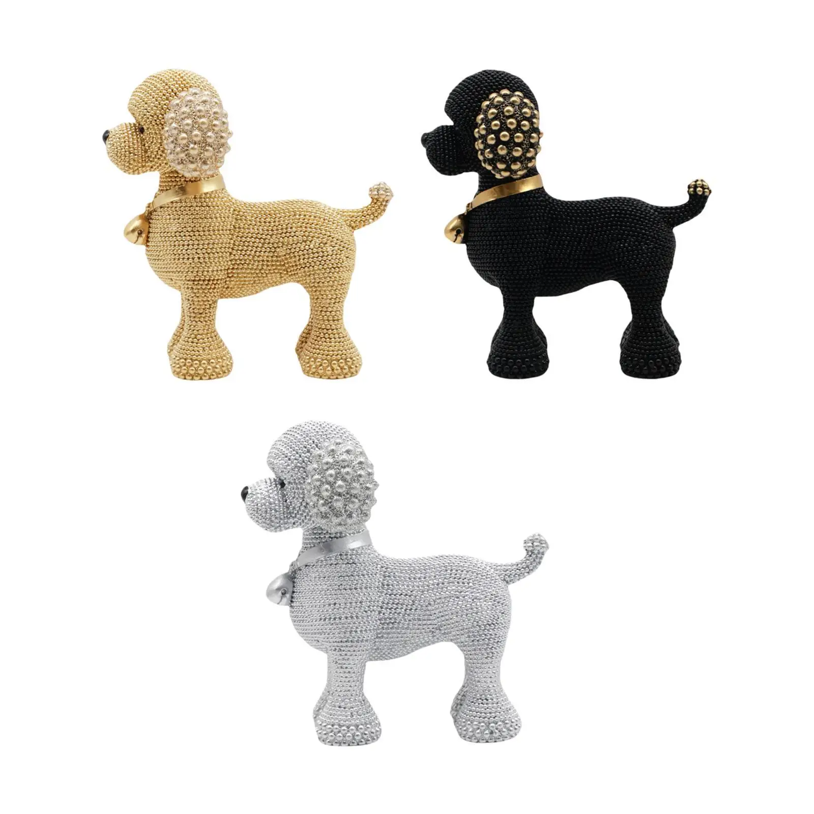 Статуя собаки из смолы из бисера, настольная фигурка, украшение для столовой, центральный орнамент, щенок
Статуя собаки из смолы из бисера, настольная фигурка, украшение для столовой, центральный орнамент, щенок