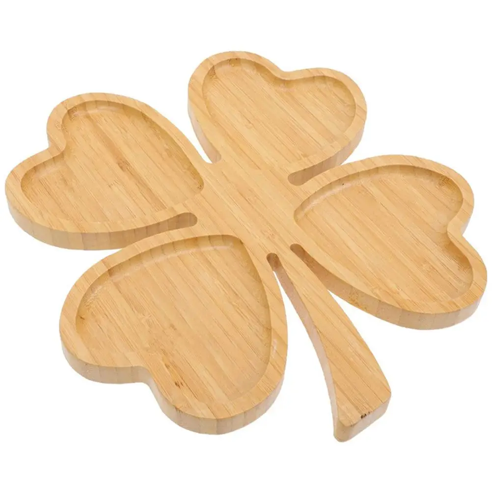 Bamboo Tray Four Leaf Shape Fruit Storage Restaurant Sushi Dessert Tray Desktop Food Plate Sturdy
Bamboo Tray Four Leaf Shape Fruit Storage Restaurant Sushi Dessert Tray Desktop Food Plate Sturdy