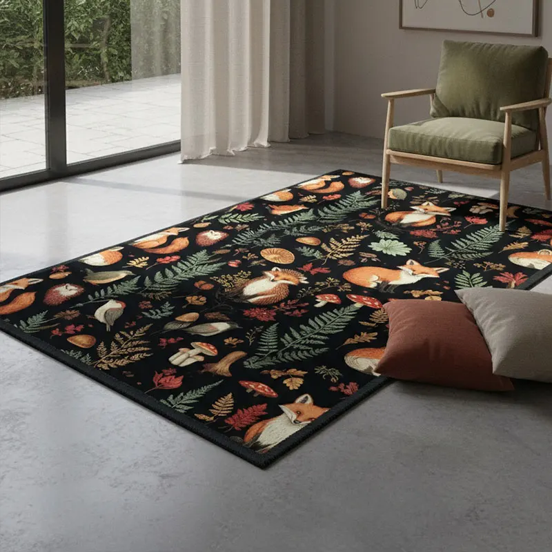 Fox Animal Style Large Carpet Living Room Modern Decoration Home Carpet Lightweight Luxury Bedroom Carpet Washable Mat
Fox Animal Style Large Carpet Living Room Modern Decoration Home Carpet Lightweight Luxury Bedroom Carpet Washable Mat