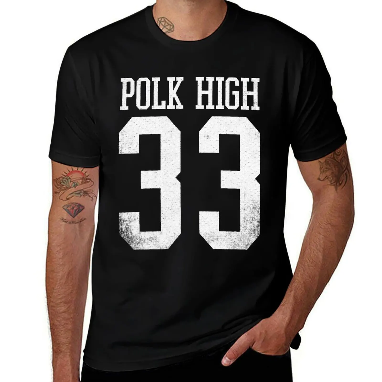 Футболка Polk High 33 (AL BUNDY) Essentials, одежда на день Святого Валентина, футболки для мужчин, таможенный дизайн, комплект мужских футболок
Футболка Polk High 33 (AL BUNDY) Essentials, одежда на день Святого Валентина, футболки для мужчин, таможенный дизайн, комплект мужских футболок