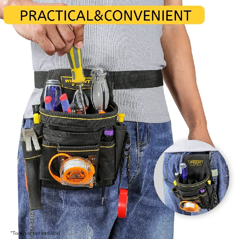 Electrician Tool Waist Bag - Durable, Portable, Multifunctional, Made of Textile Materials, No Assembly Required, Battery-Free
Electrician Tool Waist Bag - Durable, Portable, Multifunctional, Made of Textile Materials, No Assembly Required, Battery-Free