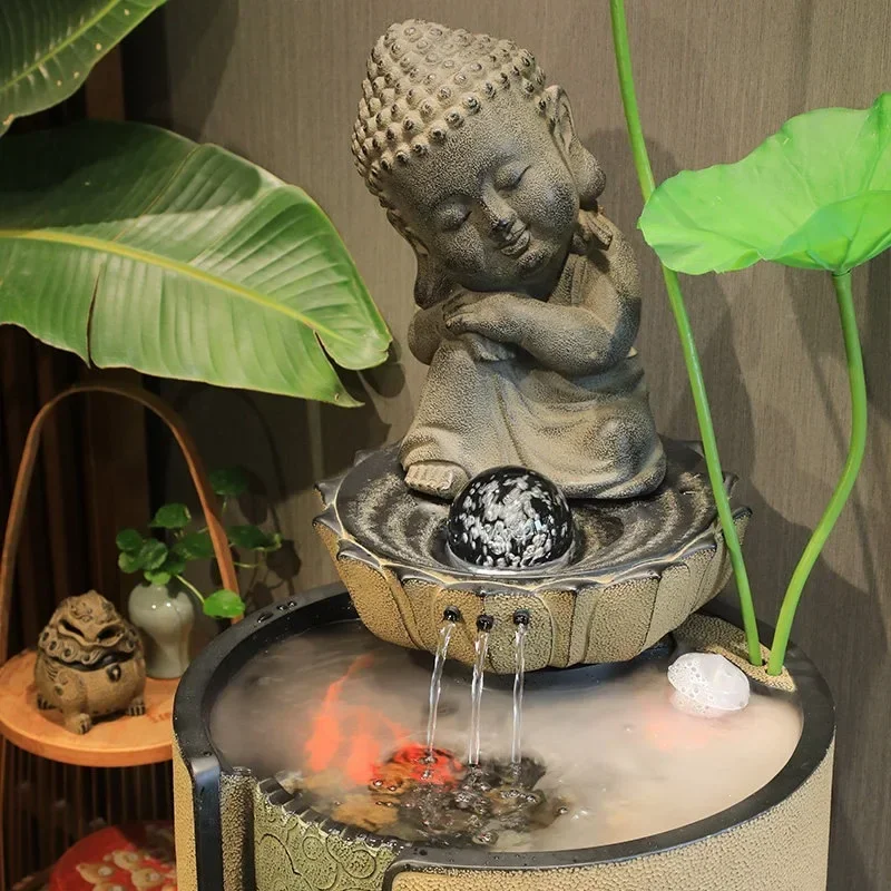 FX-17 new Chinese-style floor-to-ceiling flowing water ornament indoor living room TV cabinet next to Zen circulating landscape
FX-17 new Chinese-style floor-to-ceiling flowing water ornament indoor living room TV cabinet next to Zen circulating landscape