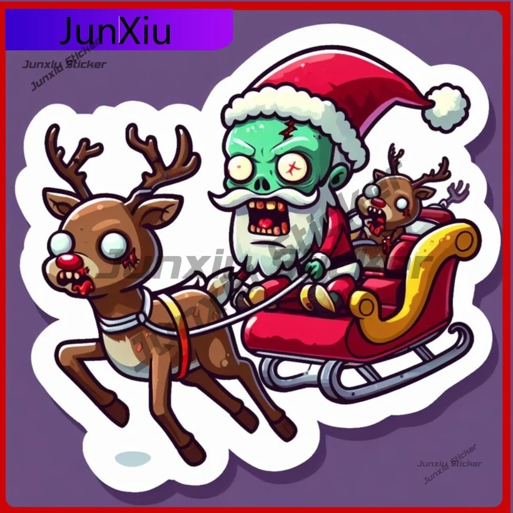 Unique Zombie Santa Waterproof Vinyl Sticker UV resistant Decal Car Truck Window Bumper Undead Vehicle Surface Decoration
Unique Zombie Santa Waterproof Vinyl Sticker UV resistant Decal Car Truck Window Bumper Undead Vehicle Surface Decoration