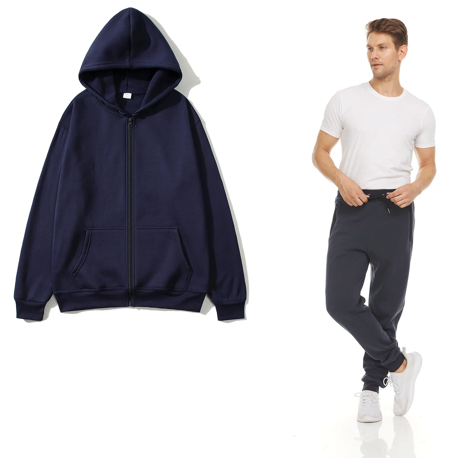 2025 new men's and women's spring and autumn zipper hoodie hooded sports home travel casual loose suit
2025 new men's and women's spring and autumn zipper hoodie hooded sports home travel casual loose suit