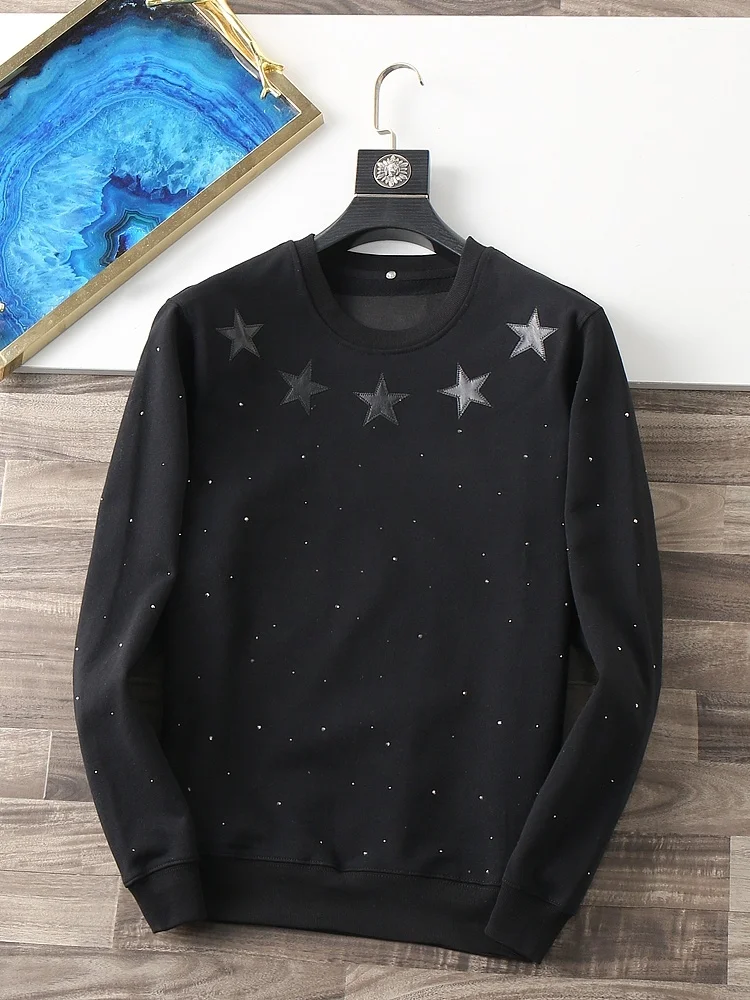 Autumn Winter New Sle Men's Oversized Long Sve Hoodie Pure Color Star Print Space Cotton round Ne Sweatirt Trendy St...
Autumn Winter New Sle Men's Oversized Long Sve Hoodie Pure Color Star Print Space Cotton round Ne Sweatirt Trendy St...