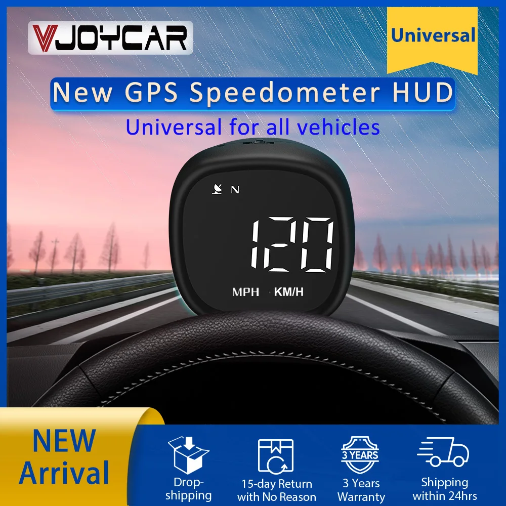 Vjoycar 2022 Newest GPS Speedometer HUD Display MPH KMH Clock Compass Auto Power On/Off with Car for All Vehicles Dropshipping
Vjoycar 2022 Newest GPS Speedometer HUD Display MPH KMH Clock Compass Auto Power On/Off with Car for All Vehicles Dropshipping