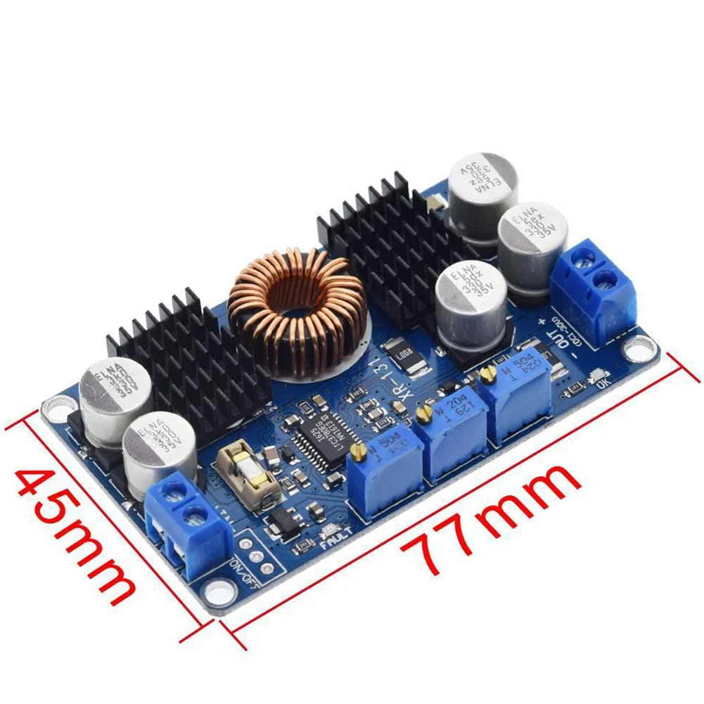 8A DC DC Step Up Down Power Regulator Module with Short Circuit Protection and Voltage Stabilization 5 32V DC In 1 30V DC Out
8A DC DC Step Up Down Power Regulator Module with Short Circuit Protection and Voltage Stabilization 5 32V DC In 1 30V DC Out
