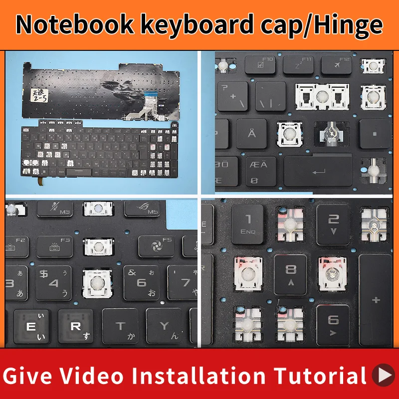 Replacement Original Keycap Key cap Hinge for ASUS ASUS ROG G18 G814 G814J G834 G834J G834JZ G834JZR G834JY Laptop Keyboard KeyC
Replacement Original Keycap Key cap Hinge for ASUS ASUS ROG G18 G814 G814J G834 G834J G834JZ G834JZR G834JY Laptop Keyboard KeyC