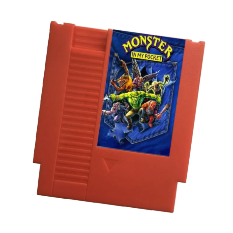 Картридж игровой монстр в моем кармане для консоли NES, 72-контактный картридж для видеоигр
Картридж игровой монстр в моем кармане для консоли NES, 72-контактный картридж для видеоигр