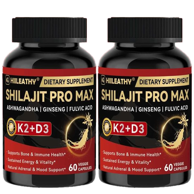 Shilajit PRO MAX with K2 & D3 - Helps Improve Endurance, Athletic Performance, Muscle Strength, and Strengthen Bones
Shilajit PRO MAX with K2 & D3 - Helps Improve Endurance, Athletic Performance, Muscle Strength, and Strengthen Bones