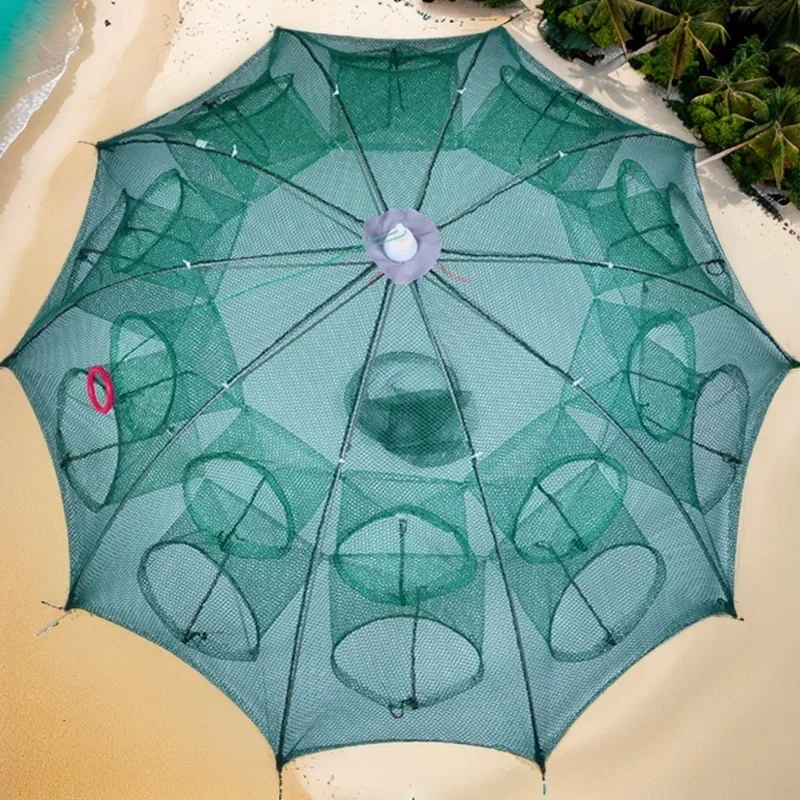 90cm 16/20 Holes Portable Fishing Net Shrimp Cage Nylon Foldable Fish Trap Folding Outdoor Automatic Collapsible
90cm 16/20 Holes Portable Fishing Net Shrimp Cage Nylon Foldable Fish Trap Folding Outdoor Automatic Collapsible