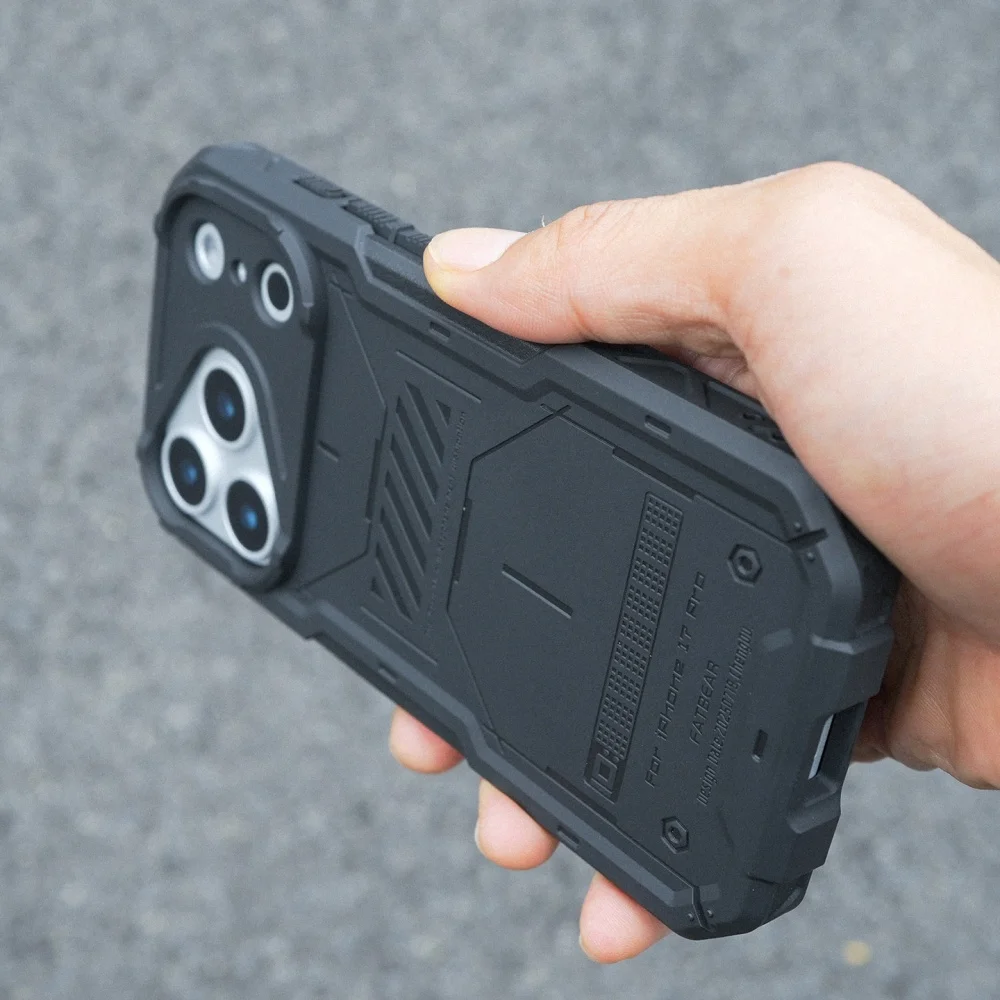 Черный, зеленый FATBEAR, тактический военный защитный чехол для iPhone 17 Pro Max iPhone Air, графеновое рассеивание тепла
Черный, зеленый FATBEAR, тактический военный защитный чехол для iPhone 17 Pro Max iPhone Air, графеновое рассеивание тепла