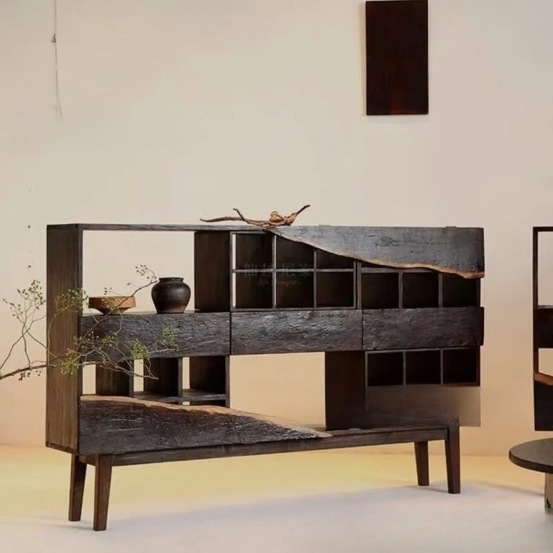 Wabi Side Cabinet Solid Wood Tea Cabinet Tea Room Cabinet Tea Cup Rack, Bogu Rack Shelf Retro Homestay
Wabi Side Cabinet Solid Wood Tea Cabinet Tea Room Cabinet Tea Cup Rack, Bogu Rack Shelf Retro Homestay