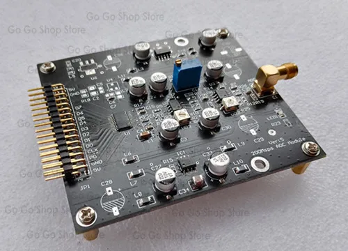 High-speed ADC08200 module 200Msps 8-bit high-speed ADC 2-stage high-speed amplifier, single power supply
High-speed ADC08200 module 200Msps 8-bit high-speed ADC 2-stage high-speed amplifier, single power supply