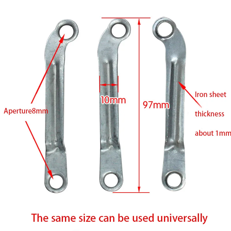3pcs Floor fan electric fan shaking head connecting rod shaking head pull swing rod with iron motor connecting rod iron
3pcs Floor fan electric fan shaking head connecting rod shaking head pull swing rod with iron motor connecting rod iron