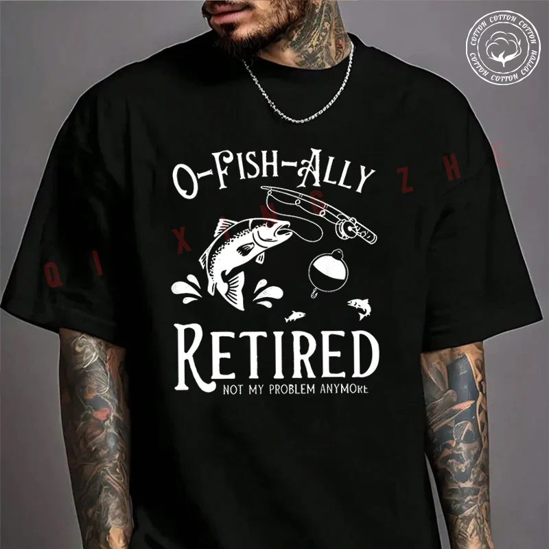 O-Fish-Ally Retired Retirement Fishing Motorcycle T-Shirt Men's Cotton Summer Casual Short Sleeve Round Neck Tees
O-Fish-Ally Retired Retirement Fishing Motorcycle T-Shirt Men's Cotton Summer Casual Short Sleeve Round Neck Tees