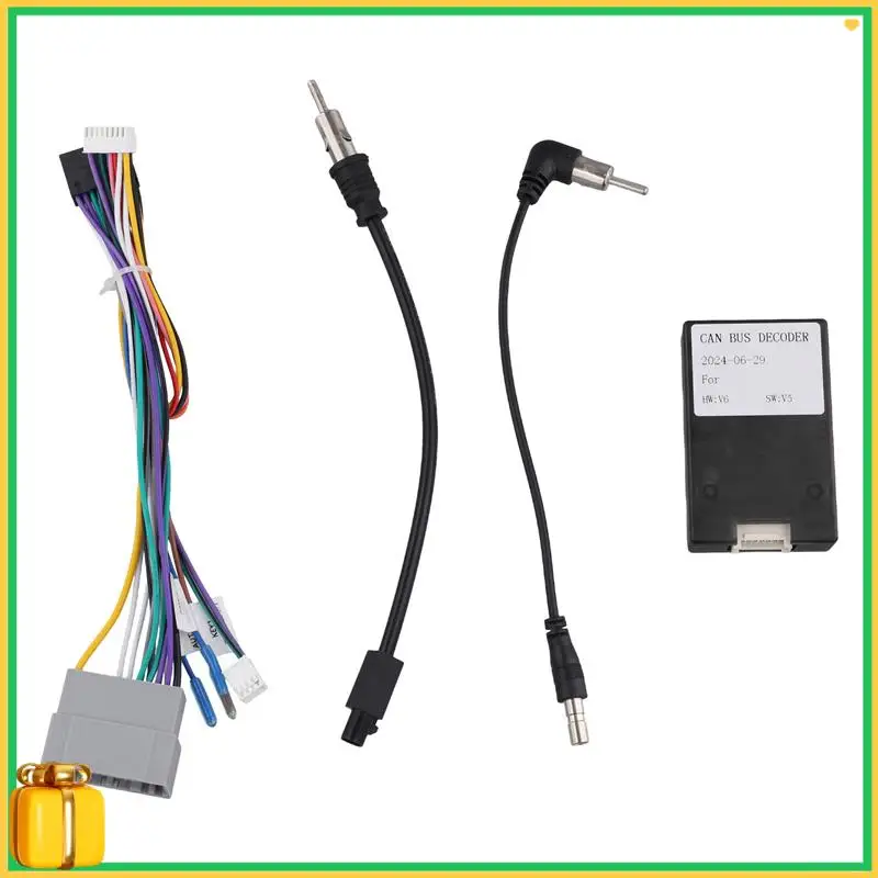 Premium 16 Pin Car Android Stereo Wiring Harness Adapter Protocol Box CAN Bus Decoder For Chrysler 300C Jeep Grand Cherokee
Premium 16 Pin Car Android Stereo Wiring Harness Adapter Protocol Box CAN Bus Decoder For Chrysler 300C Jeep Grand Cherokee