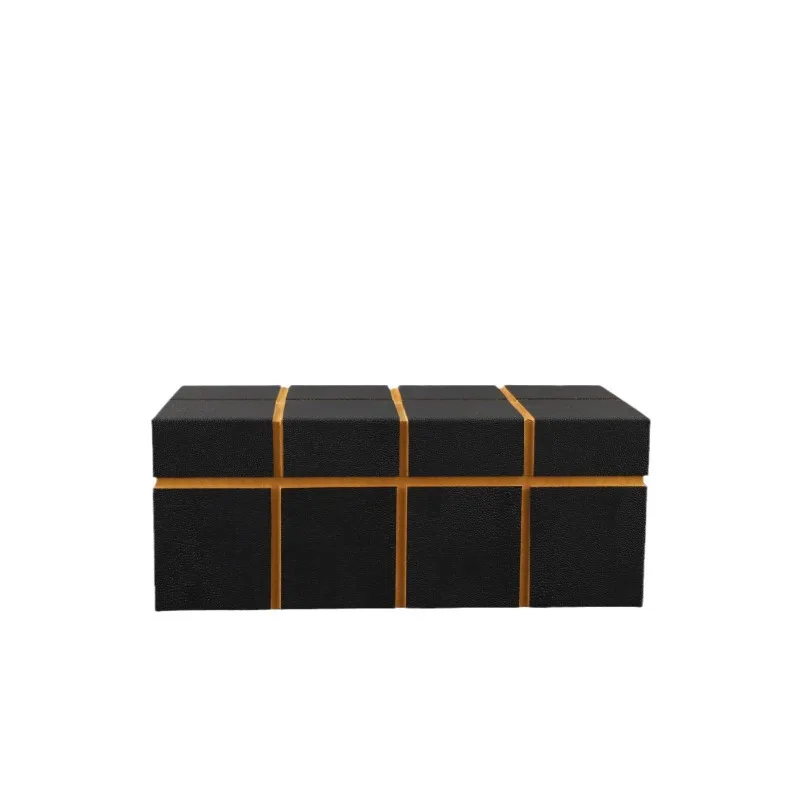 Modern Plaid Wooden Storage Box Jewelry Organizer Decorative Ornament for Home Cloakroom Exhibition Space
Modern Plaid Wooden Storage Box Jewelry Organizer Decorative Ornament for Home Cloakroom Exhibition Space
