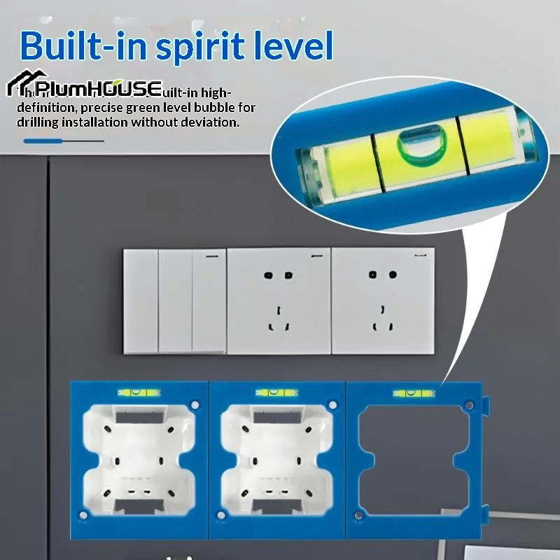 Splicable Socket Box Hole Drilling Jig With Built In Level And Router Bit For Home Renovation Woodworking
Splicable Socket Box Hole Drilling Jig With Built In Level And Router Bit For Home Renovation Woodworking