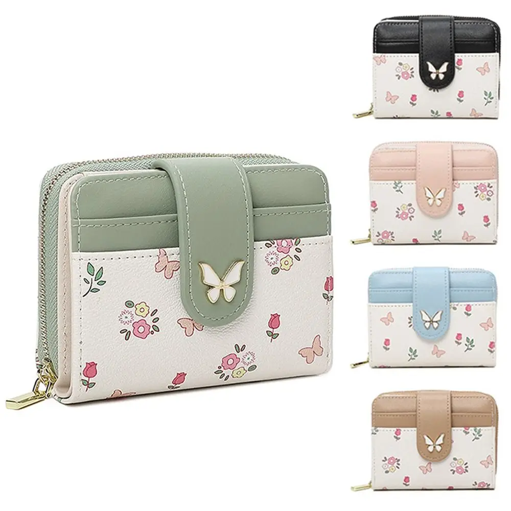Cute PU Leather Women's Wallet Flower Butterfly Printed Slim Coin Purse Multi-Cards Zipper Hasp Card Bag for Woman Girls
Cute PU Leather Women's Wallet Flower Butterfly Printed Slim Coin Purse Multi-Cards Zipper Hasp Card Bag for Woman Girls