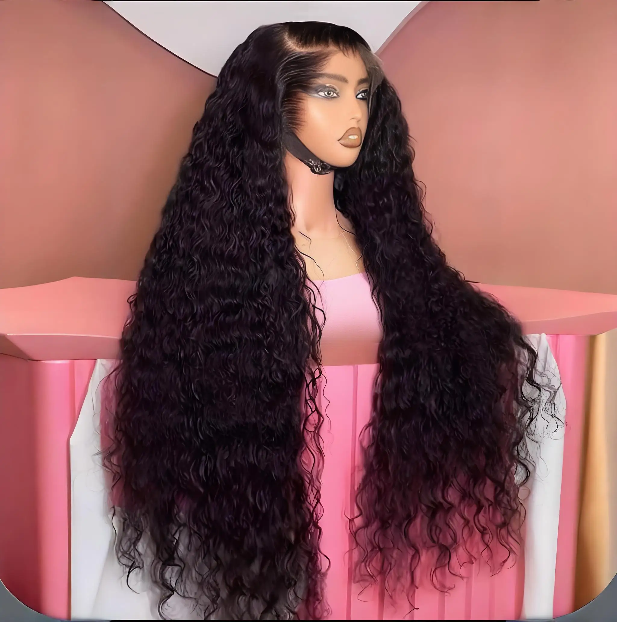 13x6 Curly Human Hair Wigs 40 inch Long 13x4 HD Lace Frontal Human Hair Wigs Water Deep Wave Lace Front Wigs For Women
13x6 Curly Human Hair Wigs 40 inch Long 13x4 HD Lace Frontal Human Hair Wigs Water Deep Wave Lace Front Wigs For Women