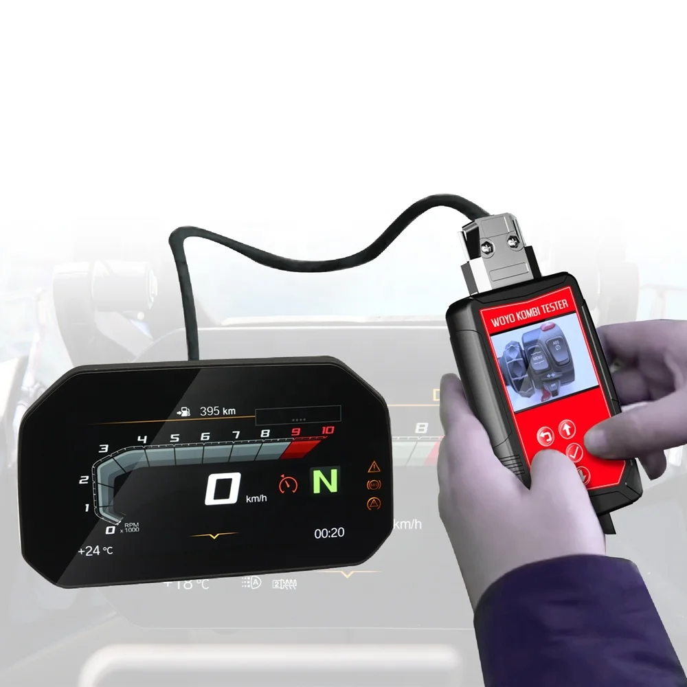 WOYO MOTO002 For BMW R1200 R1250 S1000 F750 F850 F900 C400 KOMBI Tester, ECU Module Diagnostic Tool, TFT Display Screen Tester
WOYO MOTO002 For BMW R1200 R1250 S1000 F750 F850 F900 C400 KOMBI Tester, ECU Module Diagnostic Tool, TFT Display Screen Tester
