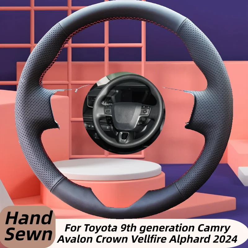 Hand-Sewn Microfiber Leather Car Steering Wheel Cover For Toyota 9th Generation Camry Avalon Crown Vellfire Alphard 2024
Hand-Sewn Microfiber Leather Car Steering Wheel Cover For Toyota 9th Generation Camry Avalon Crown Vellfire Alphard 2024