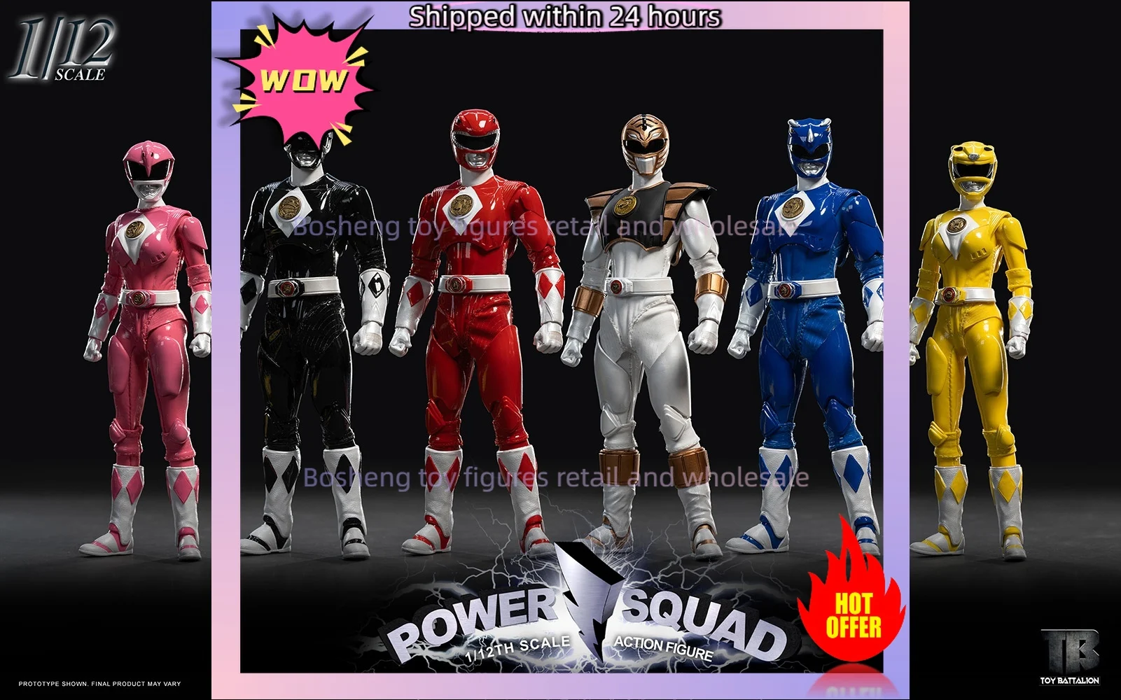 100% In Stock Original Toys Battalion TB020 1/12 Scale Power Squad Power Rangers Figure Set Anime Action Collection Figures Toys
100% In Stock Original Toys Battalion TB020 1/12 Scale Power Squad Power Rangers Figure Set Anime Action Collection Figures Toys