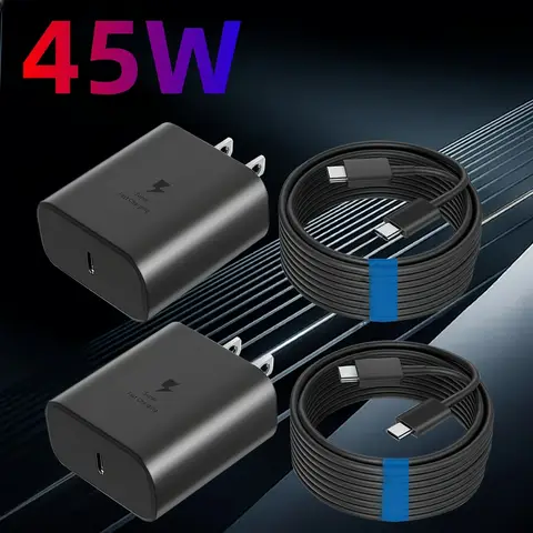 2/4pcs for Samsung Charger USB-C Suxy S23 Ultra/ S23/ S23+/ S22/ S22 Ultra/ S22+/ S21, Z Fold 5/ Z Fild 5, S8/ S8+/ S7/ S7+
