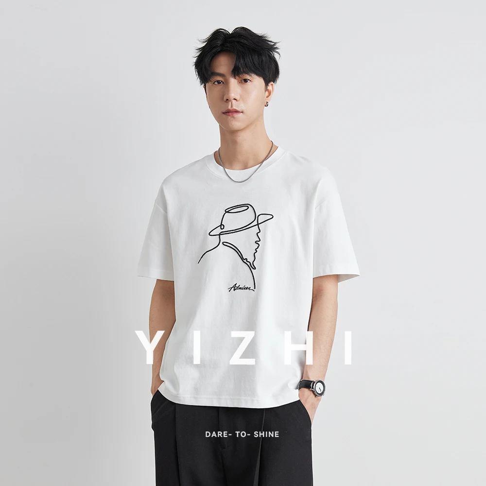Men's Heavy Embroidery Short Sleeve T-shirt 2025 Summer New Fashion Cartoon Letter Cotton Half Sleeve Top Bottoming Shirt
Men's Heavy Embroidery Short Sleeve T-shirt 2025 Summer New Fashion Cartoon Letter Cotton Half Sleeve Top Bottoming Shirt
