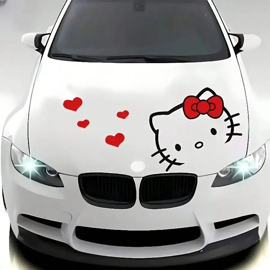 Sanrio Hello Kitty Car Stickers, Fashionable Hollow Art Stickers, Anti-Scratch Protective Vinyl Stickers
Sanrio Hello Kitty Car Stickers, Fashionable Hollow Art Stickers, Anti-Scratch Protective Vinyl Stickers