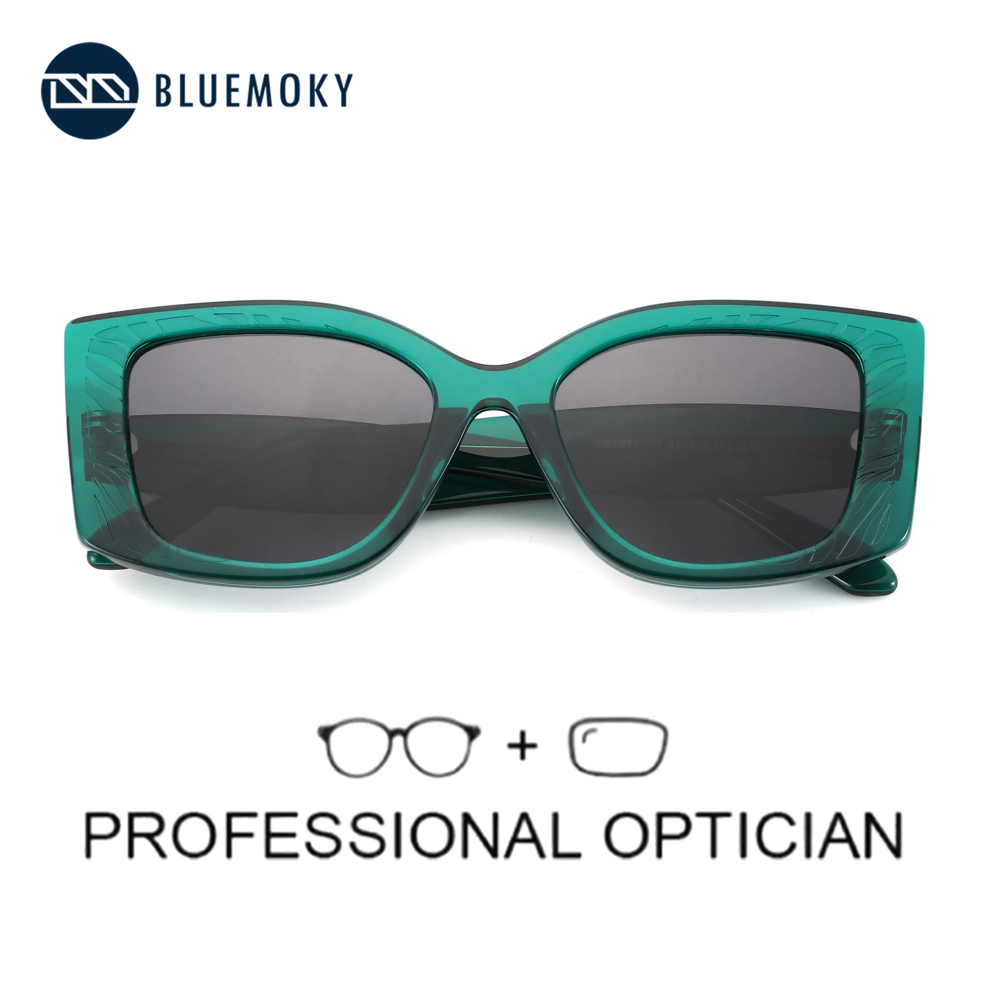 BLUEMOKY L Size Handmade Acetate Square Prescription Sun Glasses For Women Polarized Optical Sunglasses UV400 Progressive Shades
BLUEMOKY L Size Handmade Acetate Square Prescription Sun Glasses For Women Polarized Optical Sunglasses UV400 Progressive Shades