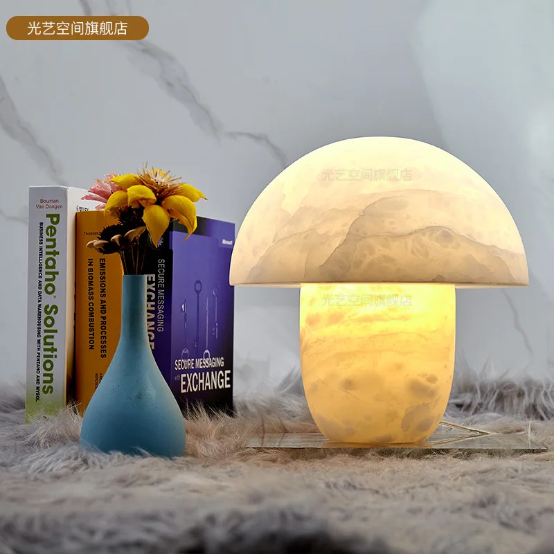 Spanish natural marble table lamp dimming Internet celebrity fat pier pier villa designer hotel bedside decoration
Spanish natural marble table lamp dimming Internet celebrity fat pier pier villa designer hotel bedside decoration