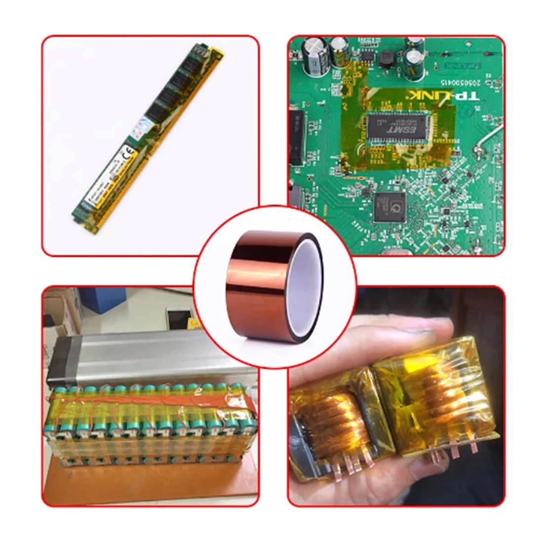 Gold High Temperature Heat BGA Tape Thermal Insulation Tape Electronics Board Protection Polyimide Adhesive Insulating Tape
Gold High Temperature Heat BGA Tape Thermal Insulation Tape Electronics Board Protection Polyimide Adhesive Insulating Tape