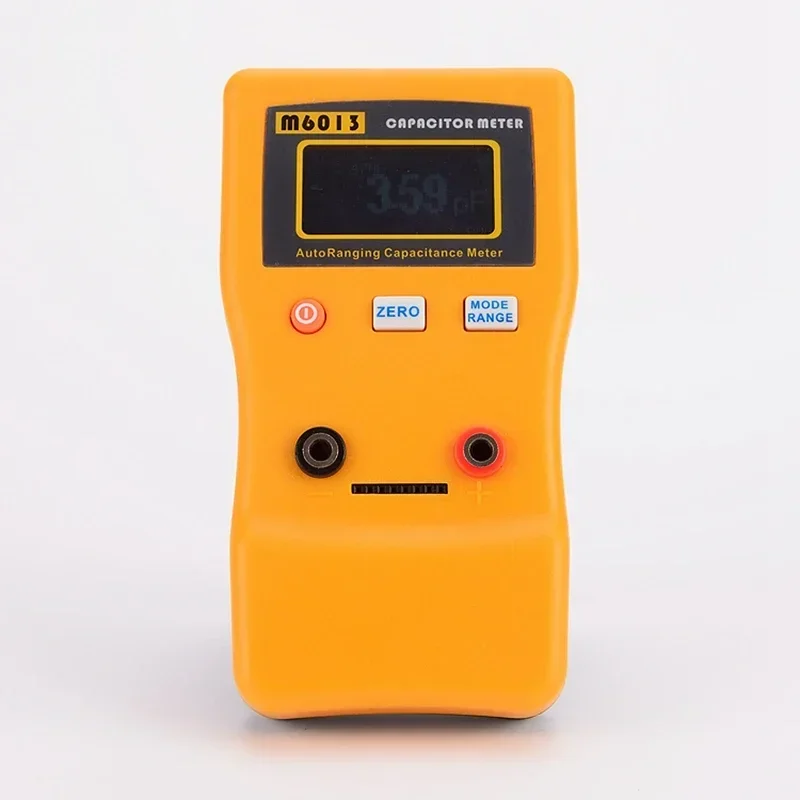 Digital Auto Ranging Capacitance Meter 0.01pF to 470000uF LCD Electronic Capacitor Tester 0.01pF to 470mF M6013 With Test Probe
Digital Auto Ranging Capacitance Meter 0.01pF to 470000uF LCD Electronic Capacitor Tester 0.01pF to 470mF M6013 With Test Probe