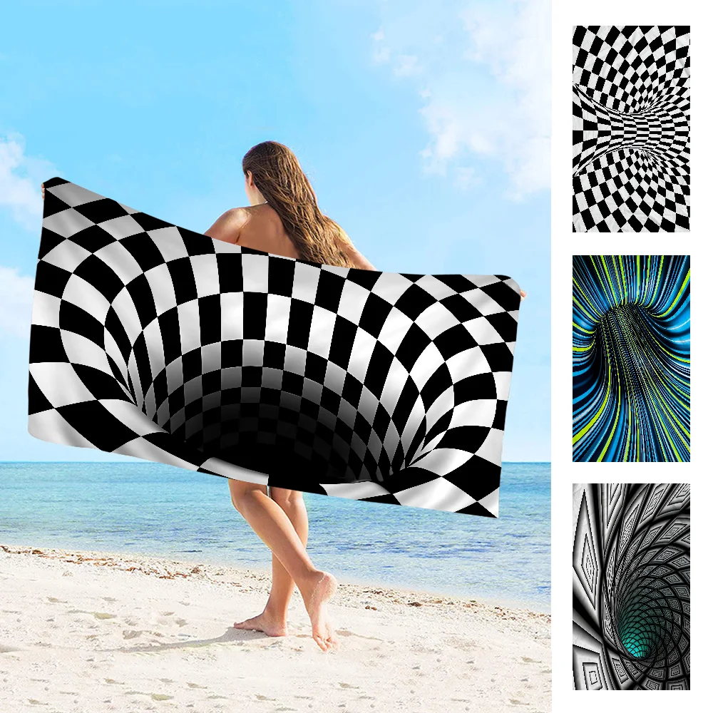 3D Vortex Illusion Towel Microfiber Beach Towel Absorbent Quick dry Soft Yoga Swimming Resort Mountain Climbing Towel
3D Vortex Illusion Towel Microfiber Beach Towel Absorbent Quick dry Soft Yoga Swimming Resort Mountain Climbing Towel