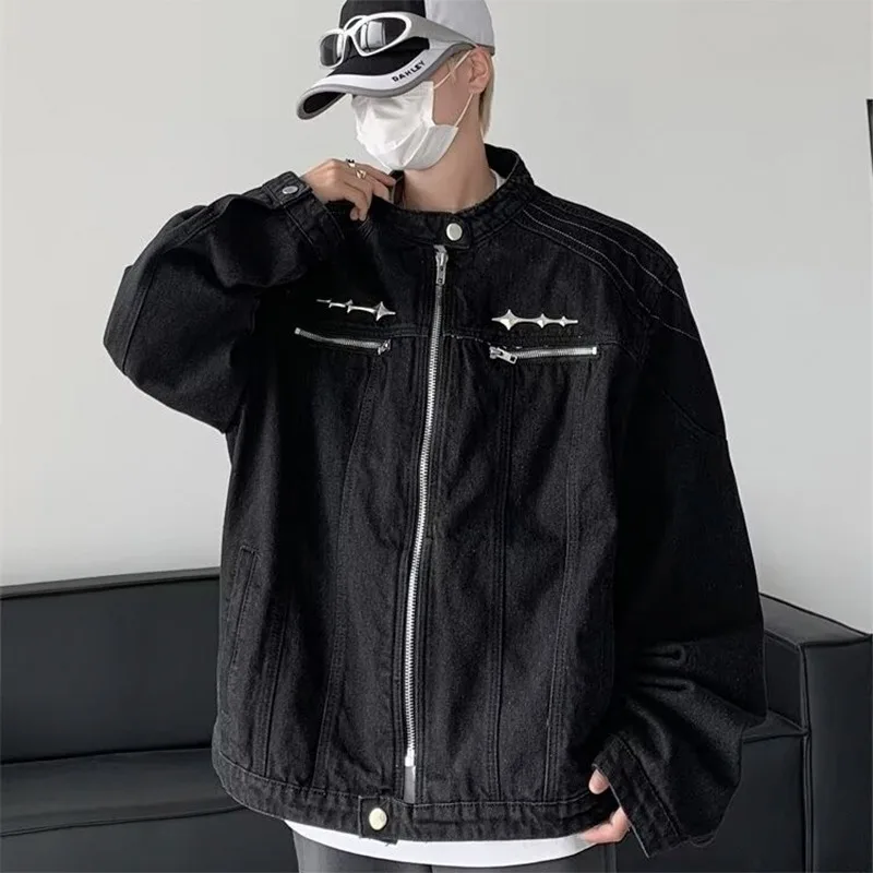 Осень-зима, большой размер 250, мужской джинсовый тюнер без воротника, американский элитный мотоциклетный тюнер
Осень-зима, большой размер 250, мужской джинсовый тюнер без воротника, американский элитный мотоциклетный тюнер