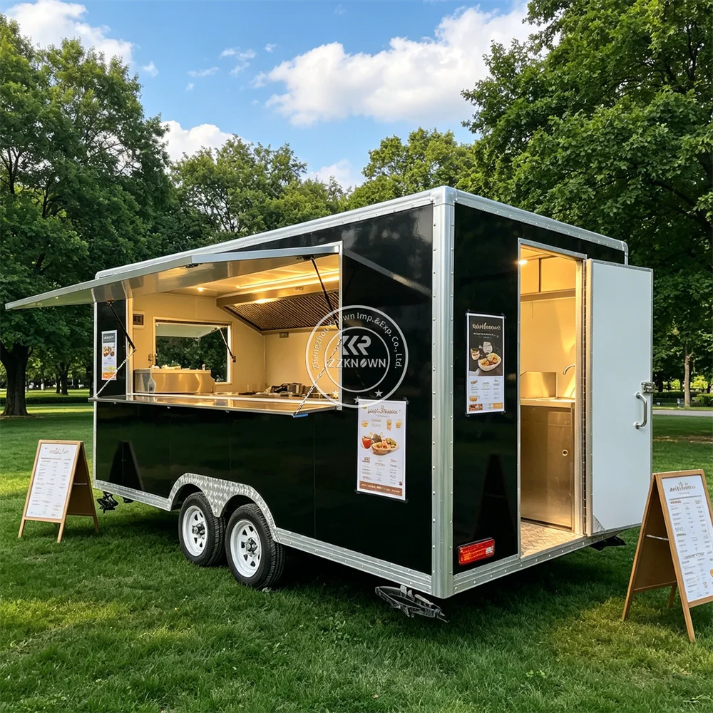 Mobile Snack Trailer Coffee Food Truck Outdoor Ice Cream Cart Street Concession BBQ Food Trailer With Custom Equipment
Mobile Snack Trailer Coffee Food Truck Outdoor Ice Cream Cart Street Concession BBQ Food Trailer With Custom Equipment